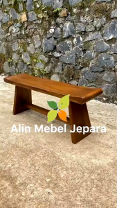 Stool paanjang  Bangku sate  Kursi photoboth Kursi Dekorasi Photo