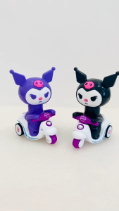 [ẤN ĐẦU LÀ CHẠY] Kuromi chạy xe vespa cho bé yêu Koromi Korumi xe chạy cót nhấn cót xoay 360 độ mô hình xe máy 915