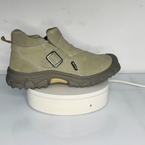 Sepatu Safety Boots Pria Ujung Besi Kulit Sapi Kantor Kerja Tactical Shoes Proyek Sport Olahraga Lapangan Keren Anti Paku 388