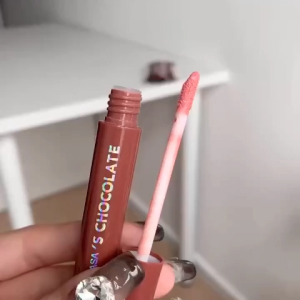 5 Pcs/Set Chocolate Lip Glaze Lipstick Matte Lip Make Up Matte Moisturizing Lip Gloss Soft Focus Lip Gloss Waterproof