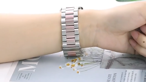 [SG] Premium Business Stainless Steel Replacement Band Metal Watch Strap with Folding Clasp for iWatch Series 1/2/3/4/5/6/SE/7/8/SE2/9/10/Ultra12