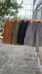 Quần short namlửng túi hộp Chất liệu kaki mềm mịn dầy dặn mặc cực kỳ thoải mái thời trang hè 2024(PH1)