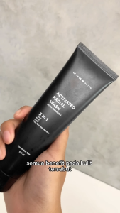 Oneskin Activated Facial Wash With Charcoal: Perawatan Kulit Wajah Pria - Membersihkan Kulit Wajah dan Mengangkat Sel Kulit Mati