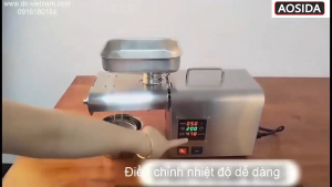 Máy Ép Dầu Thực Vật Nóng - Lạnh Aosida Thương hiệu Anh Quốc cao cấp K28S Với Công Suất 1100W Ép 5-7.5 kg/giờ - Bảo Hành 1 Năm Chính Hãng