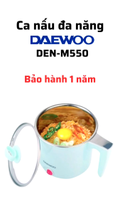 Ca nấu mì lẩu đa năng Daewoo DEN-M550 700ml - Hàng chính hãng
