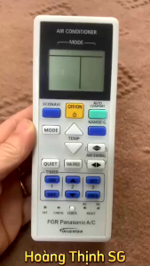 Điều khiển điều hòa Panasonic Mã 05 Inverter remote máy lạnh panasonic - Tặng kèm pin - Tạp Hoá Lee