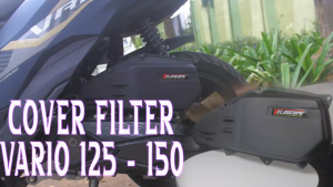 PENUTUP COVER FILTER VELOSCOPE VARIO 125 150 PCX CBU VARTECH BOX PELINDUNG SLIM SARINGAN UDARA PNP