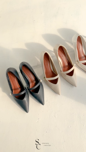 SEPASANG COLLECTION Anaya Mules Heels Wanita 7 Cm