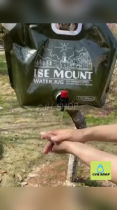 CJH 1pcs Collapsible Water Tank Container Bag 7.5L Large Capacity Camping Water Storage Bag