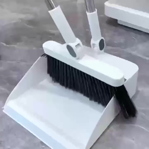 Chổi quét nhà gấp gọn thông minh kèm hót rác cán dài 2 trong 1 đa năng. Xoay 180 độ quét sạch mọi ngóc ngách trong nhà