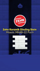 Zehn Keramik Dinding Stein MosaicMH48-22 30x30 Cm Putih
