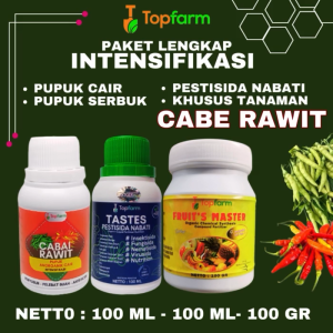 Pupuk Topfarm / Pupuk Paket Lengkap Buah Cabe Rawit / Pupuk Khusus Cabe Rawit / Pupuk Booster Buah Cabe Rawit Lengkap / Pupuk Cabe Rawit Terbaik