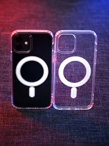 Magnetic Case แบบใส วัสดุอะคริลิก เคสใสกันกระเเทก ใช้สำหรับ iP15Pro Max/14Pro Max/13Pro Max/12Pro Max/11Pro Max Plus