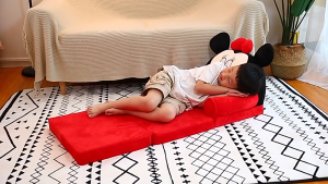 Sofa baby 3 layer Kids kartoon Chair foldable children cute sofa kanak Music Chair Sofa cushion Duduk Makan Bay Foldable Lazy Single Floor Sofa Bed Recliner Chair