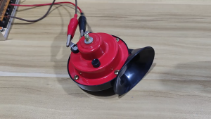 Car snail horn manufacturers wholesale motorcycle retrofit 12V high-low double tone honking electric horn a pair of + controller set