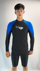 boteyuwaพร้อมสต็อกชุดดําน้ําเกาหลีผู้ชายแห้งเร็วครีมกันแดดแมงกะพรุนสูทท่องสูท ผอมลง ดูน้ําพุร้อนแยกว่ายน้ําT3991