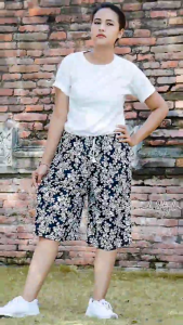 Celamis Pendek Wanita Motif Super Jumbo