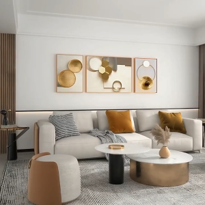 Living room frescoes bedroom decorations paintings exquisite frescoes home décor paintings Modern Living Room Decor Painting sofa Backdrop HD Frame mural 3 Pcs Bedroom Corridor Abstraet Frame