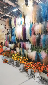 Artificial Pampas Grass Fake Reed Grass Plants Wedding Home Living Room Decoration Tail Grass Hiasan Bunga Rumput Pampas