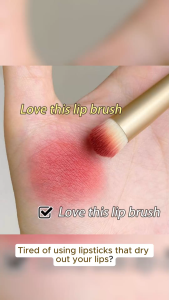 GECOMO Lip Brush Lipstick Lip Glaze Smudge Brush Lip Makeup Brush