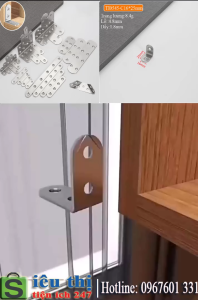 Ke Inox Thẳng Bát Ke Vuông Inox Đa Năng TI0545
