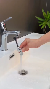 Đầu vòi nước tăng áp xuay 1080 độ lắp chậu rửa bát chén cao cấp tiện dụng