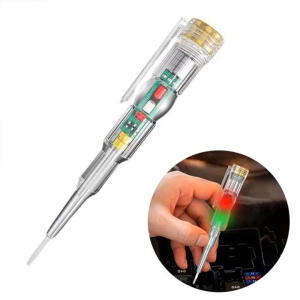 แบบไม่สัมผัส สำหรับการตรวจสอบแรงดันไฟฟ้า ไซไลท์ 4 ปากกา 2 ไฟ LED สีของเลือก คุณสมบัติว่าไขควัง ควงเช็คไฟ