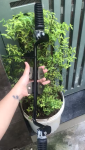 Gác máy xếp gác chân trước xe Sirius kiểu Exciter150 hàng không chế cháo