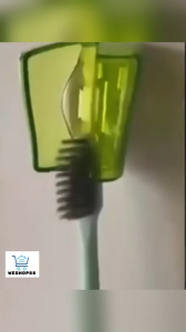 WESHOP88 1Pcs Portable Toothbrush Head Covers with Suction Cup/Toothbrush Dustproof Holder Protector Case Caps