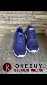 Sepatu Lari Olahraga Pria/Wanita Anta 5557 Sports Running - Biru Tua
