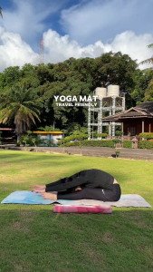 NEOSAVA Travel Mat Yoga Motif Lipat 1.5mm Matras Portable Portabel Anti Slip Outdoor