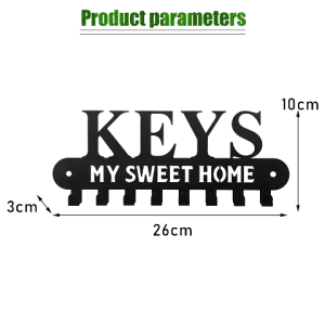 Black Metal Key Holder: Enhance Your Home Decor with Style
