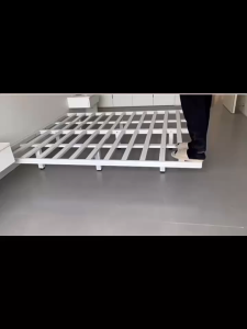Suspended Bed Modern Simple No Bedside Iron Frame Double Bed Tatami Row Frame Suspended Bed