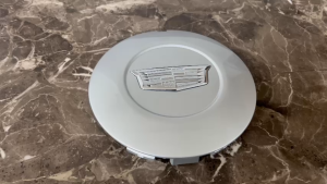 Logo chụp mâm ốp lazang bánh xe ô tô Cadillac Escalade KDLK-019 đường kính 199mm đường kính chân cài 189mm cao 30mm