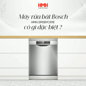 MÁY RỬA BÁT BOSCH SMS8YCI01E SERIE 8 SẤY ZEOLITH - Home connect - Nhập khẩu đức - Bảo hành 3 năm chính hãng