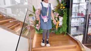 Tas Selempang Boneka Kuromi kawaii & Tas Selempang Perempuan Sanrio lucu