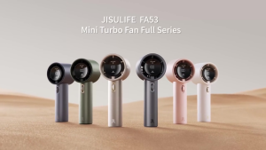 JISULIFE Handheld Fan Pro1S Pro1 Portable Bladeless Rechargeable 100 Level Adjustment With Strong Wind Cooler