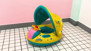 Summer Sea Pelampung Kolam Renang Bayi Desain Penutup Ring Floating with Canopy - M-1 - 7CHA2JEW