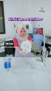 Fluffy Popok bayi Celana M isi 8 Lembar Baby Diapers Pants M8