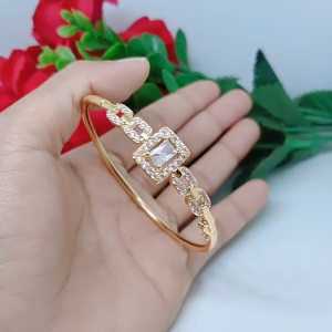 Gelang Tangan Bangle Wanita Titanium Xuping Perhiasan Aksesoris Fashion Lapis Emas Anti Karat R2-6F