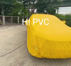 VRC ONLINE ผ้าคลุมรถยนต์งานโชว์รูมของแท้ผ้า HI PVC สีเหลือง Honda City 5 ประตู  อย่างดีหนาพิเศษ ของแท้ ป้องกันแดด และมูลนก