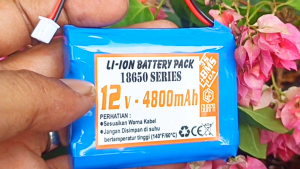Baterai Speaker / Baterai RC Charger 3x Li-ion 18650-3S BMS 4800mAh 11.1V Konektor JST XH 2 PIN