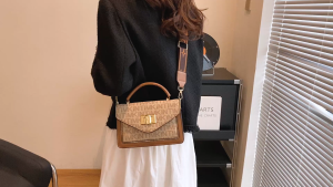 BJ43784 - KHAKI/COFFEE/BEIGE TAS SLEMPANG HANDBAG TAS WANITA FASHION IMPORT MODIS ELEGAN TERMURAH TERLARIS TERBARU BAGSTORE JAKARTA TAS BATAM BQ3784