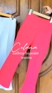 ( PROMO ) CELANA KANTOR WANITA CELANA CUTBRAY SCUBA PREMIUM HIGHWAIST CELANA WANITA TERLARIS