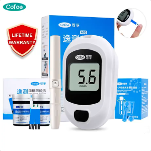 【COD】Cofoe Alat Cek Gula Darah Diabetes Akurat/ Blood Glucose Meter Alat Cek Gula Darah Auto Check Digital Asam Urat Dan Kolesterol