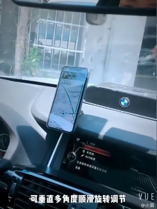 Giữ điện thoại nam châm cho iPhone Samsung trên xe hỗ trợ đứng 360° xoay giá đỡ cáp thiết bị điện tử ô tô.