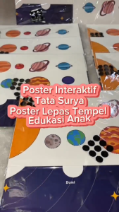 Poster Interaktif Lepas Tempel: Edukasi Anak dengan Poster Tata Surya