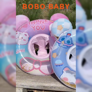Ban Renang Anak Pelampung Renang Duduk Motif Kartun Lucu Pelampung Renang Bayi Bulat WJ252