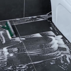 แปรงขัดพื้น 4in1/3in1 รุ่นใหม่ แบบด้ามยาวหมุนได้180องตะวัน ขนแปรงทั้งสองด้าน ทำความสะอาดช่องว่าง/มุม/พื้น สีเขียว - Clean