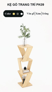 FREESHIP Kệ Gỗ Trang Trí Tự Lắp Ghép Kệ Decor Tatana PK09 - có thiết kế theo yêu cầu khách hàng
